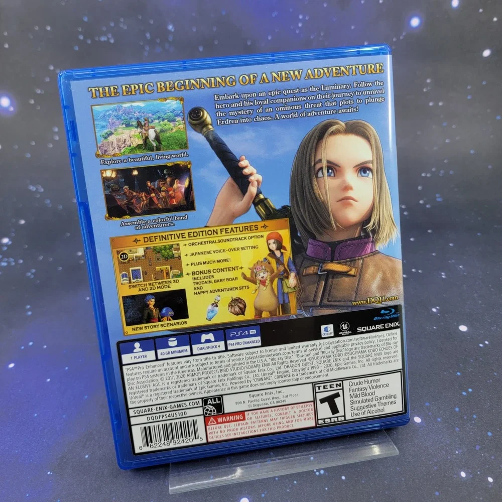 Dragon Quest XI S Echoes of an Elusive Age Definitive Edition Playstation 4 B